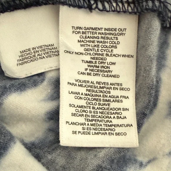 Jones New York Sport Women Blue White Short Sleeves Pullover Top Size XL - Picture 4 of 4